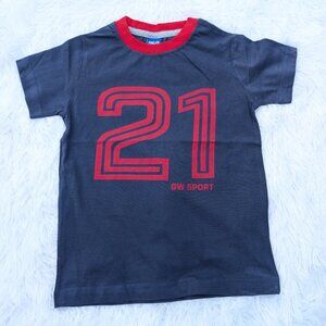 R&R 's Kids Premium Sport Navy Blue Short Sleeve Tee